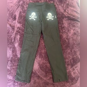 KillStar capri pants with skulls. Never worn size small